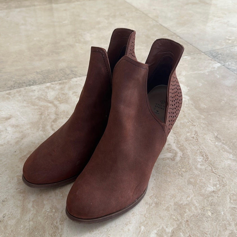 Call it Spring Brown Heel Boots
